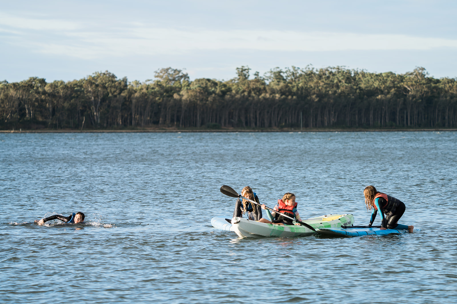Kayaks at Saltwater at Yamba
